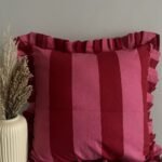 hand block printed cotton cushion cover