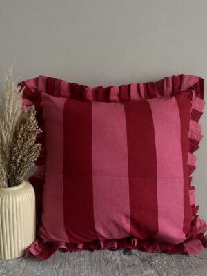 hand block printed cotton cushion cover