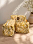 Golden Bloom Pouch Set