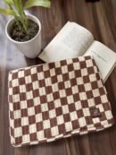 Mocha Check Laptop Sleeve